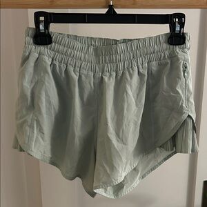 Lululemon Athletica Mint Green Athletic Shorts